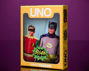 UNO Fandom Batman & Robin Classic TV Series 85th Anniversary Deck MINT